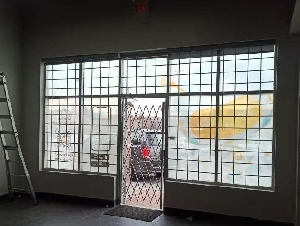 防盗金属门窗金刚砂防盗门