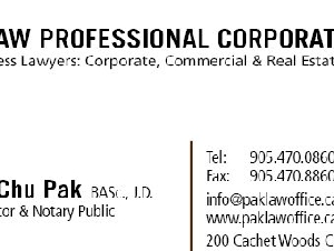 商业律师  -  白家柱 (PAK LAW OFFICE)