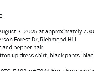 
                急寻：列治文山73岁华人长者失踪！
            