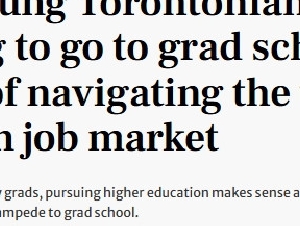 
                多伦多名校计算机毕业生都找不到工作了！只能读研"续命"
            