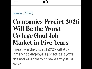 美国2026届毕业生将直面“地狱级”求职季?